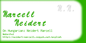 marcell neidert business card